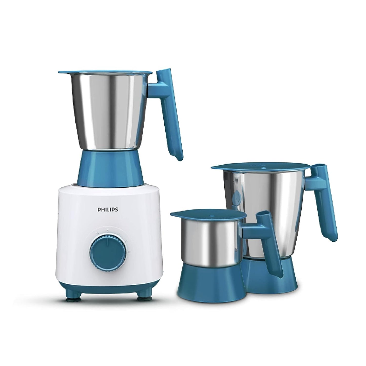 PHILIPS HL7535/00 Daily Collection 500 Mixer Grinder (3 Jars, Peach)