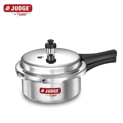 Judge Deluxe Outer Lid 2L Aluminum Pressure Cooker by Prestige | Induction Friendly