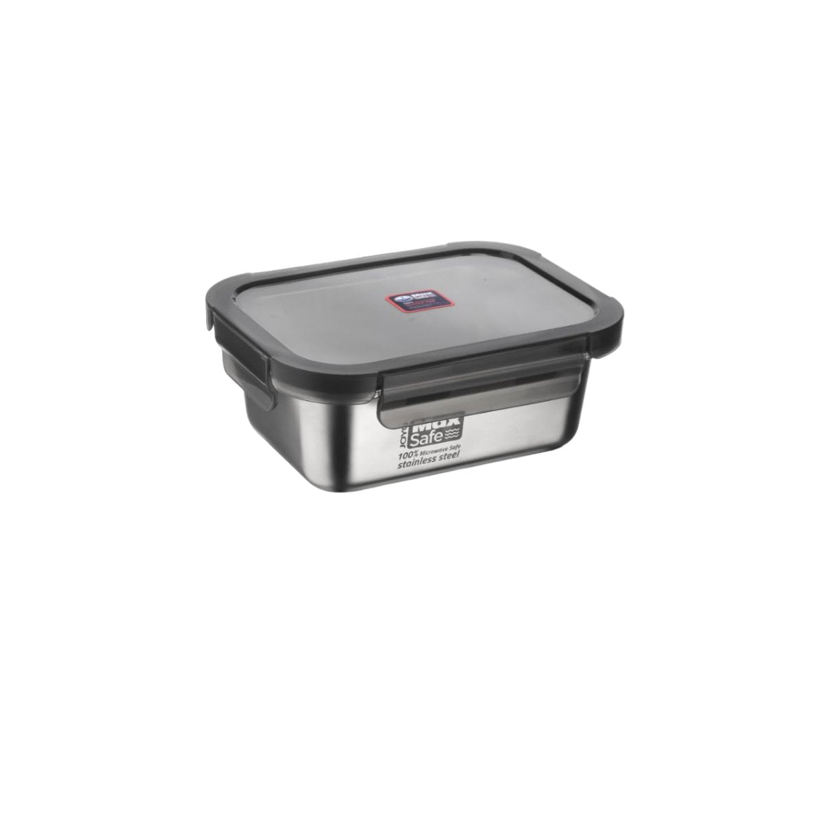 Joyo MaxSafe - India's First 100% Microwave Safe Stainless Steel Leakproof Food Storage Container - 800ML, Rectangle - 2503