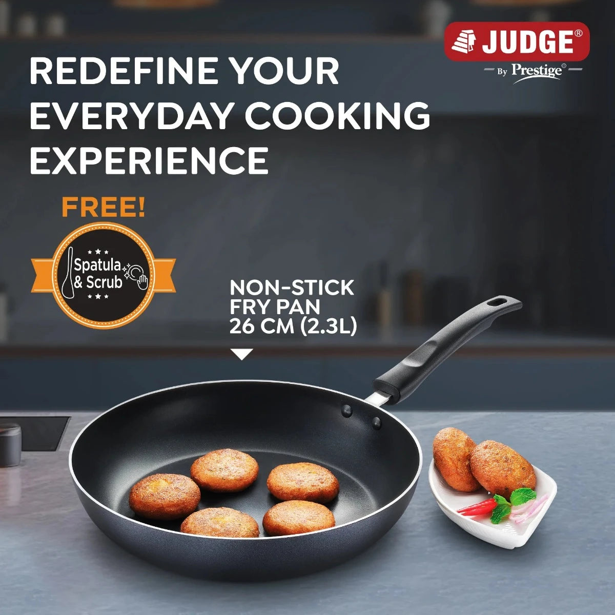 Judge Everyday Non Stick Fry Pan (26cm) by Prestige