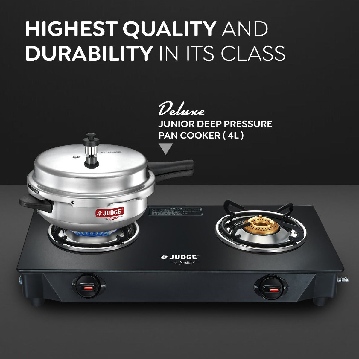 Judge Deluxe Jr. Deep 4L Pressure Pan Cooker