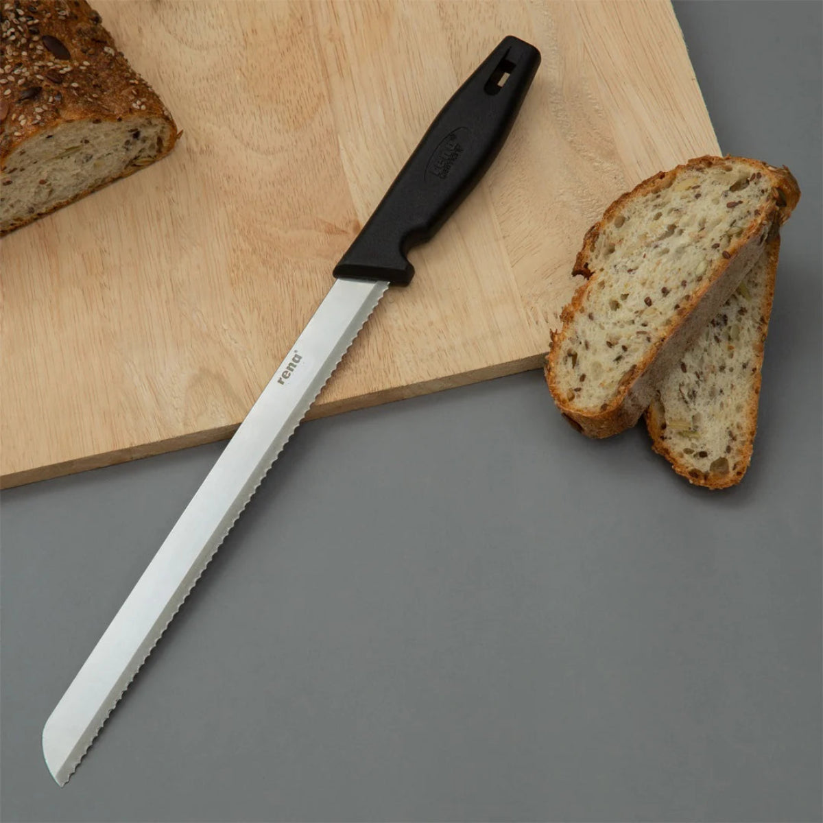 Rena Bread Knife 14" Big Serration Blade Length 240 mm & Handle Length 115 mm | Easy to Slicing - 11182R0