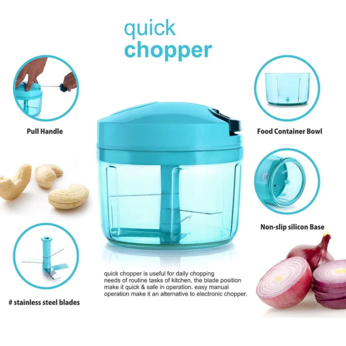 Ganesh Multipurpose Vegetable Quick Chopper