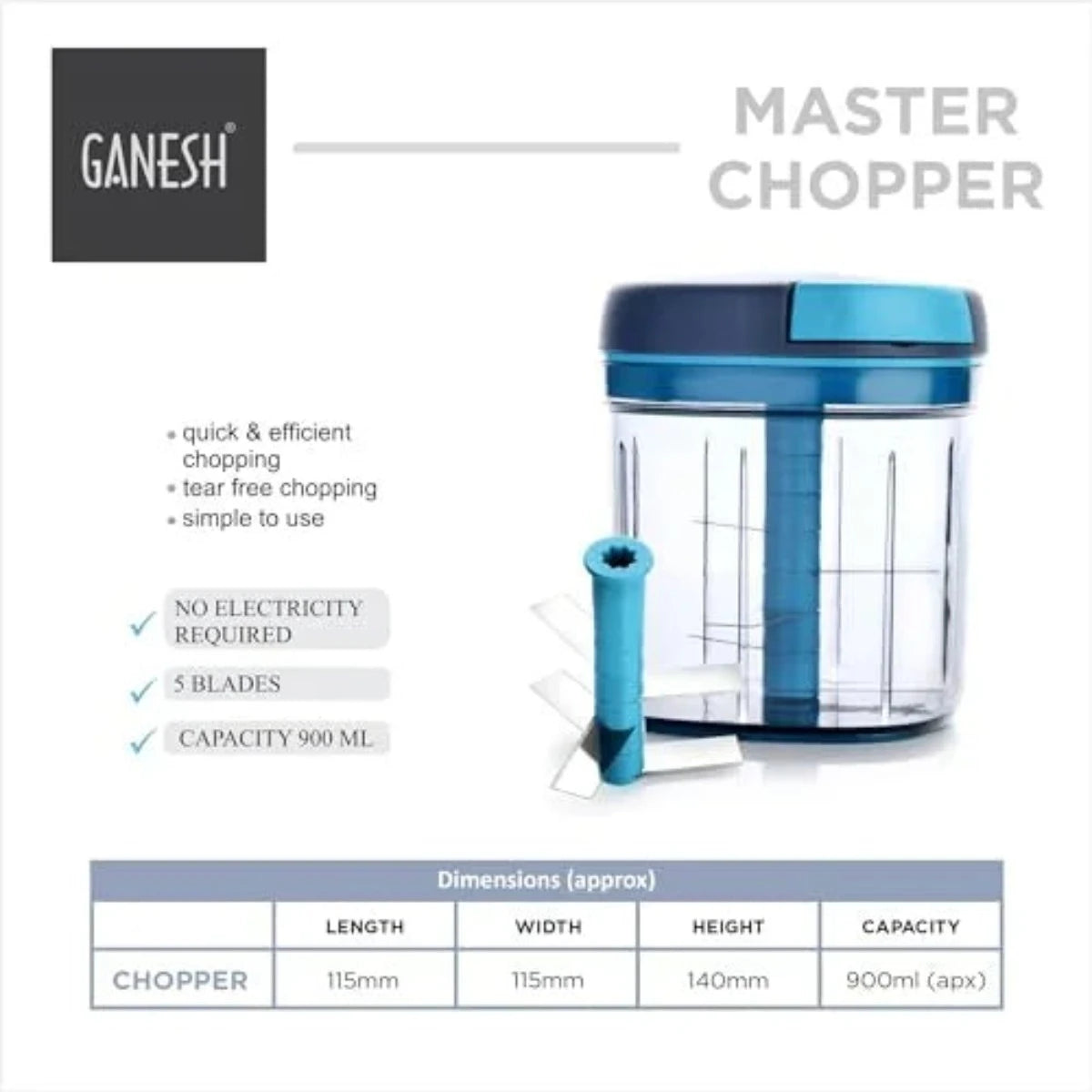 Ganesh Multipurpose Vegetable Master Chopper