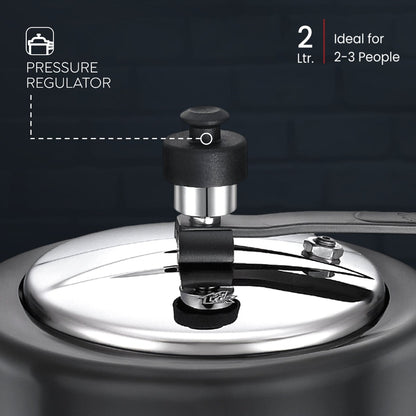 Judge Vista Hard Anodised Inner Lid 3L Pressure Cooker by Prestige | Induction Friendly