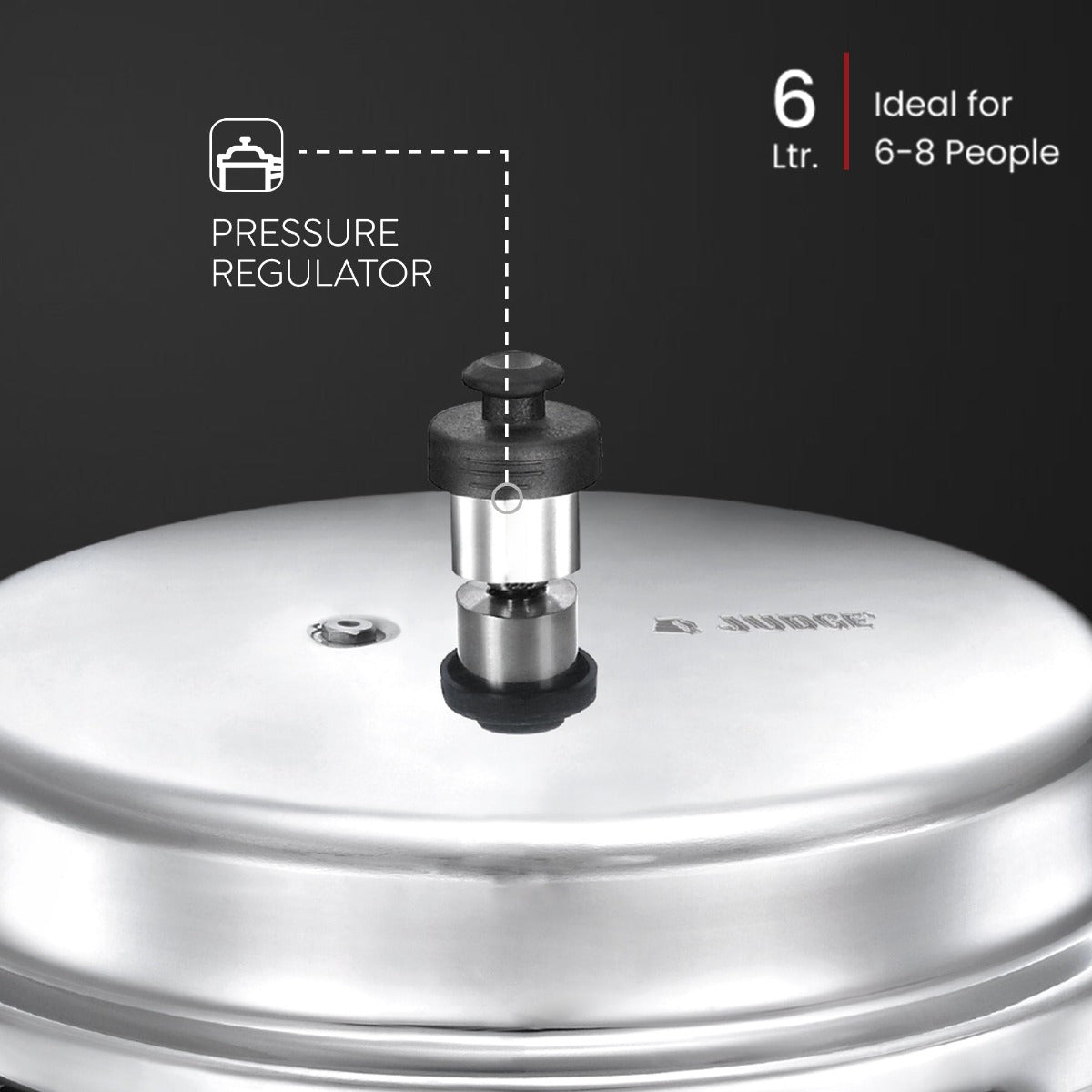 Judge Deluxe Sr. 6L Deep Pressure Pan Cooker