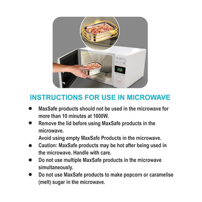 Joyo MaxSafe - India's First 100% Microwave Safe Stainless Steel Leakproof Food Storage Container - 360ML, Round - 1502