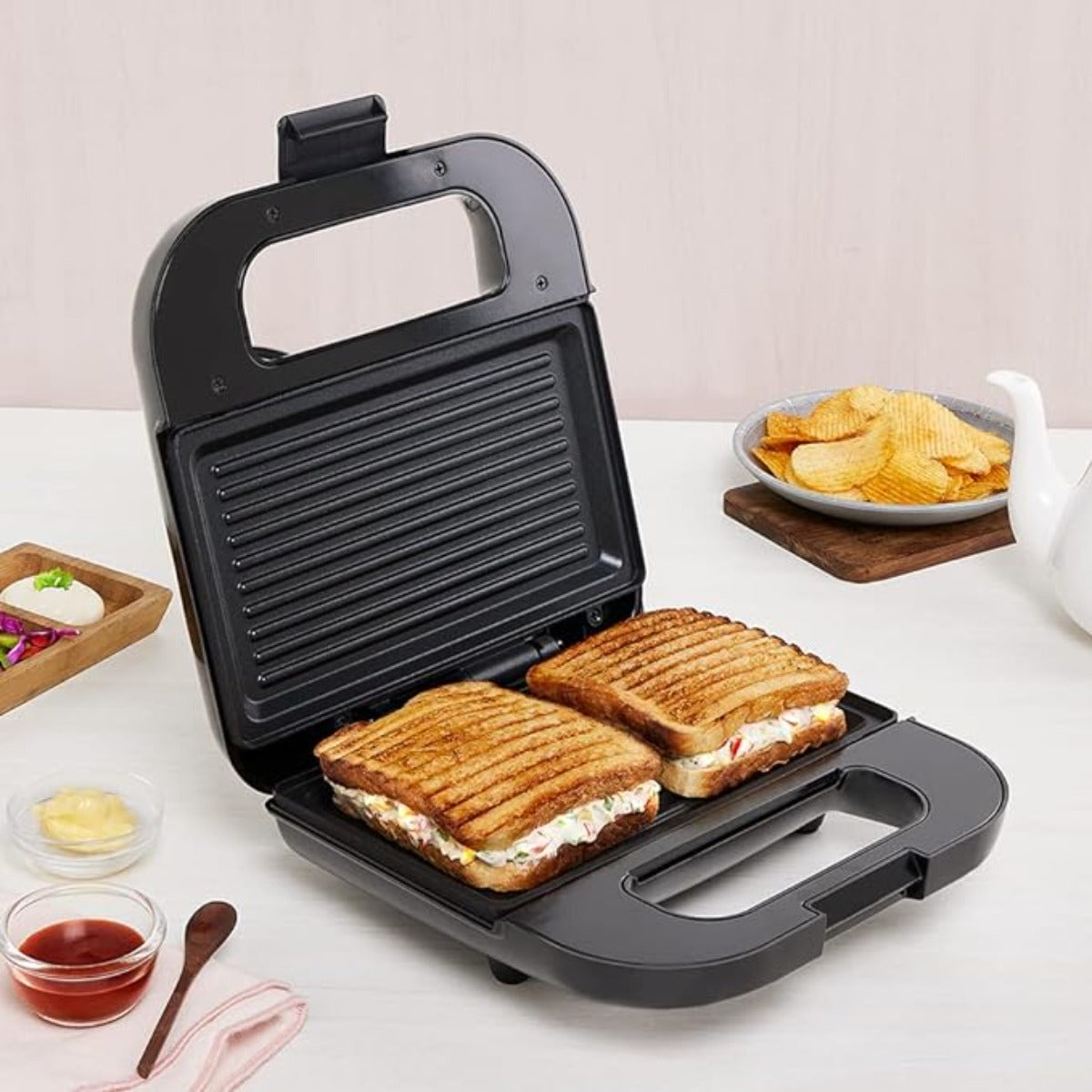 Borosil Novus Grill Sandwich Maker 750W