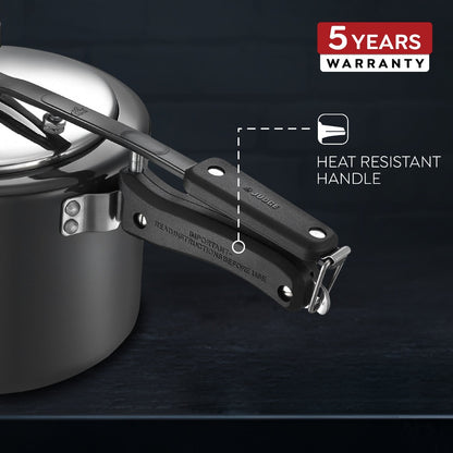 Judge Vista Hard Anodised Inner Lid 3L Pressure Cooker by Prestige | Induction Friendly