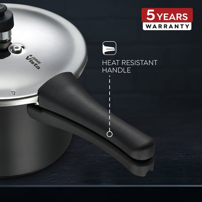 Judge Vista Hard Anodised Outer Lid 3L Pressure Cooker by Prestige | Induction Friendly