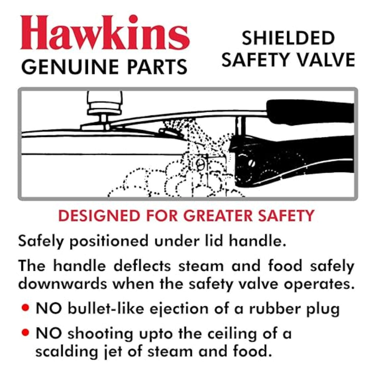 Hawkins Safety Valve for Cooker Size 1.5L to 14L (SV)