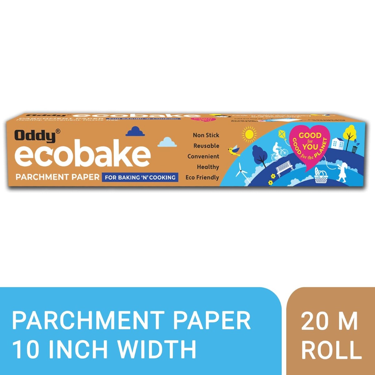 Oddy Uniwraps Ecobake Baking and Cooking Paper- White