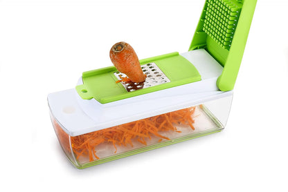 Ganesh Plastic Fruit & Vegetable Chopper Slicer Dicer Grater 14 in 1