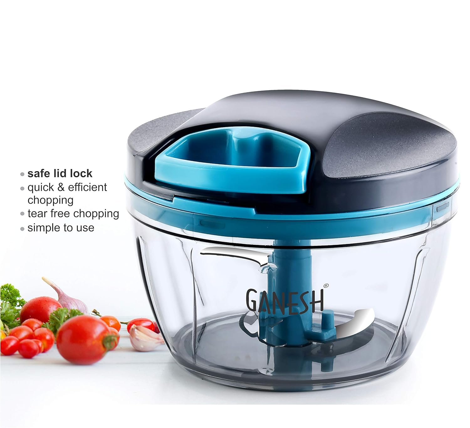 Ganesh Wonder Multipurpose Plastic Vegetable Chopper for Effortlessly Chopping Vegetables for Your Kitchen,