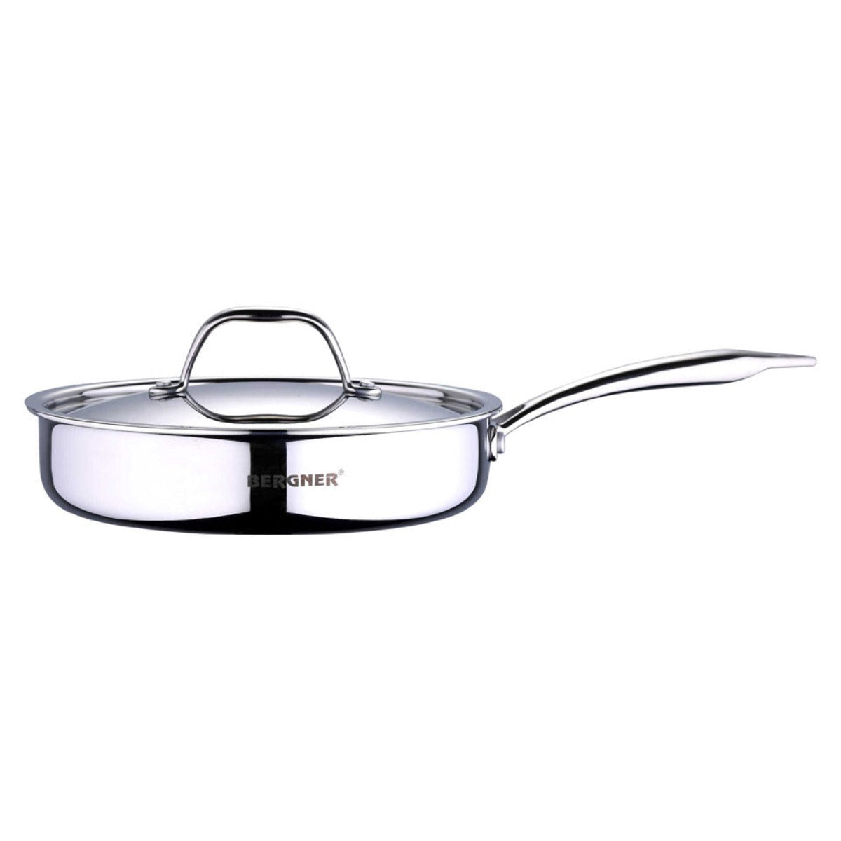 Bergner Argent Triply Sautepan with Lid