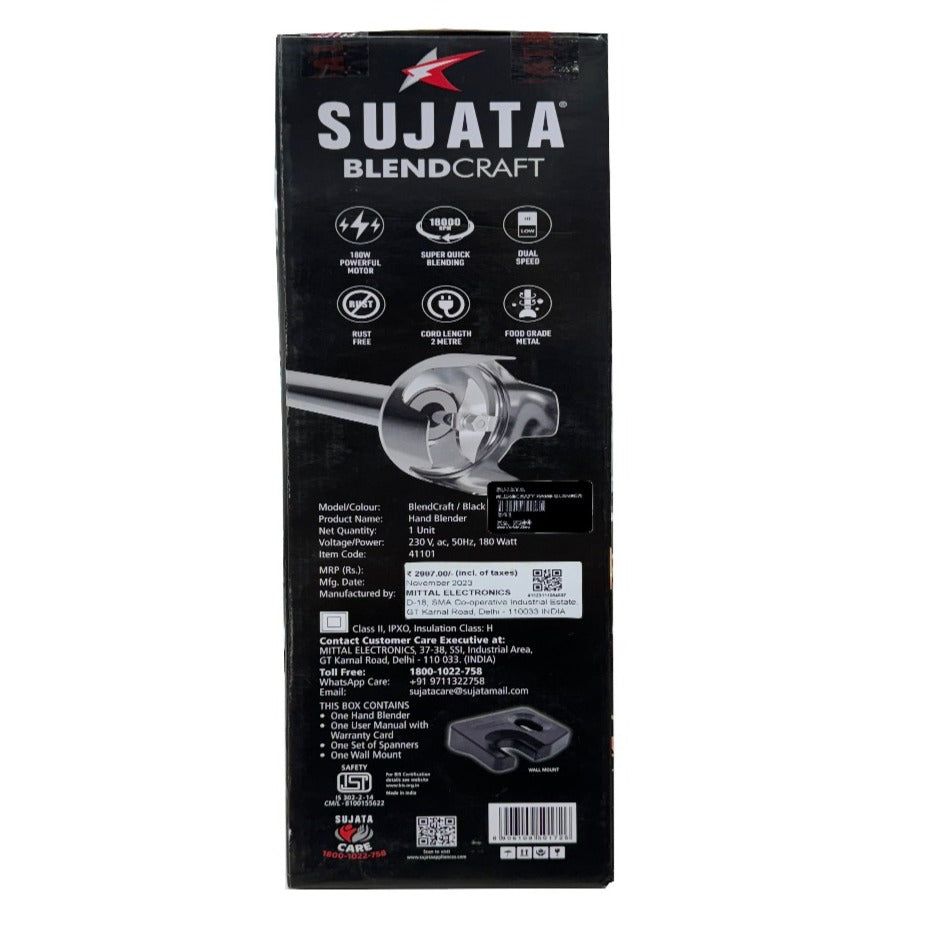 Sujata BlendCraft Hand Blender