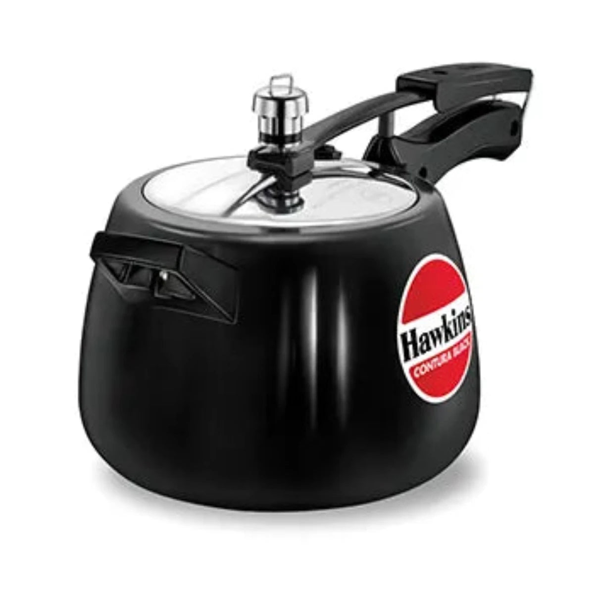 Hawkins Contura Black Hard Anodised Pressure Cooker