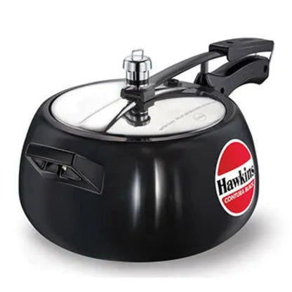 Hawkins Contura Black Hard Anodised Pressure Cooker