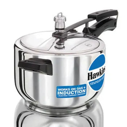 Hawkins Stainless Steel Pressure Cooker | Induction Compatible