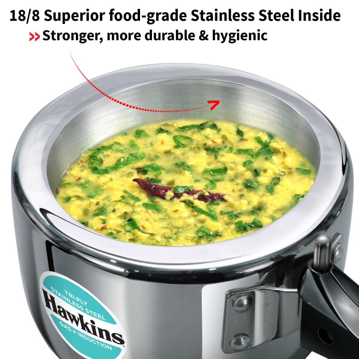 Hawkins Tri-Ply Stainless Steel Pressure Cooker