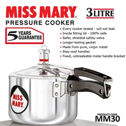 Hawkins Miss Mary Aluminium Pressure Cooker