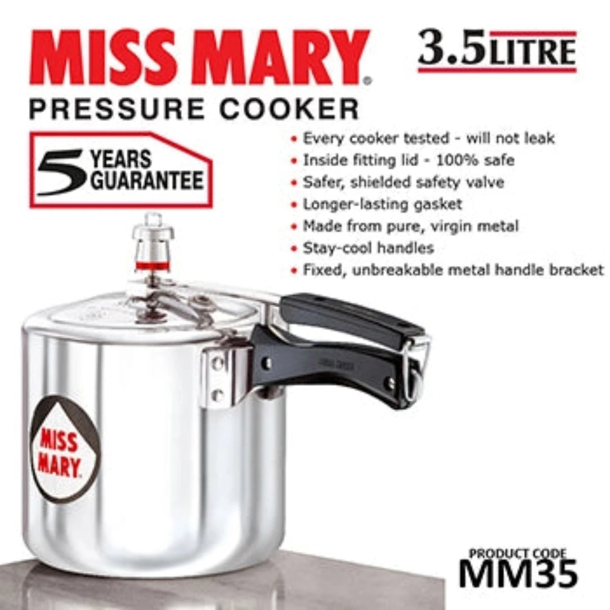 Hawkins Miss Mary Aluminium Pressure Cooker