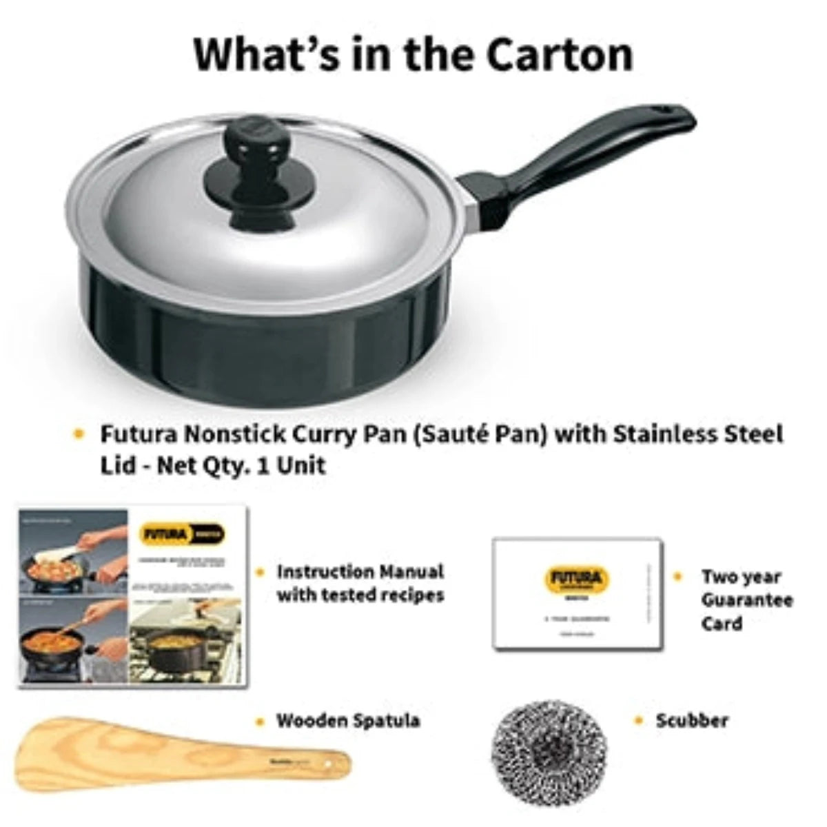 Futura Nonstick Sauté Pan/Curry Pan By Hawkins