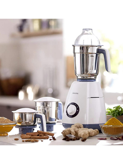 Philips Viva Collection 750 Watt 230 V Mixer Grinder With SS 4 Jars HL7701/00