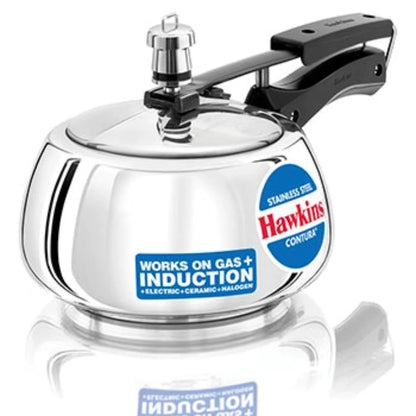 Hawkins Contura Stainless Steel Pressure Cooker | Induction Compatible