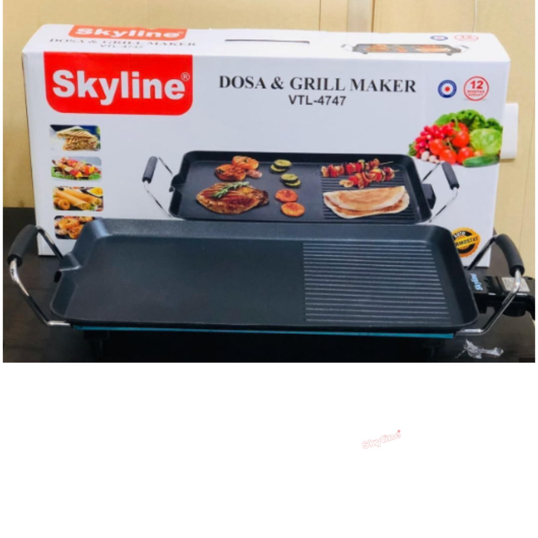 Skyline 2 IN 1 ELECTRIC DOSA AND GRILL MAKER VTL-4747