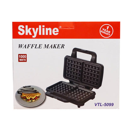 Skyline VTL-5099 Nonstick Plate Waffle Maker 1000 Watt 230V