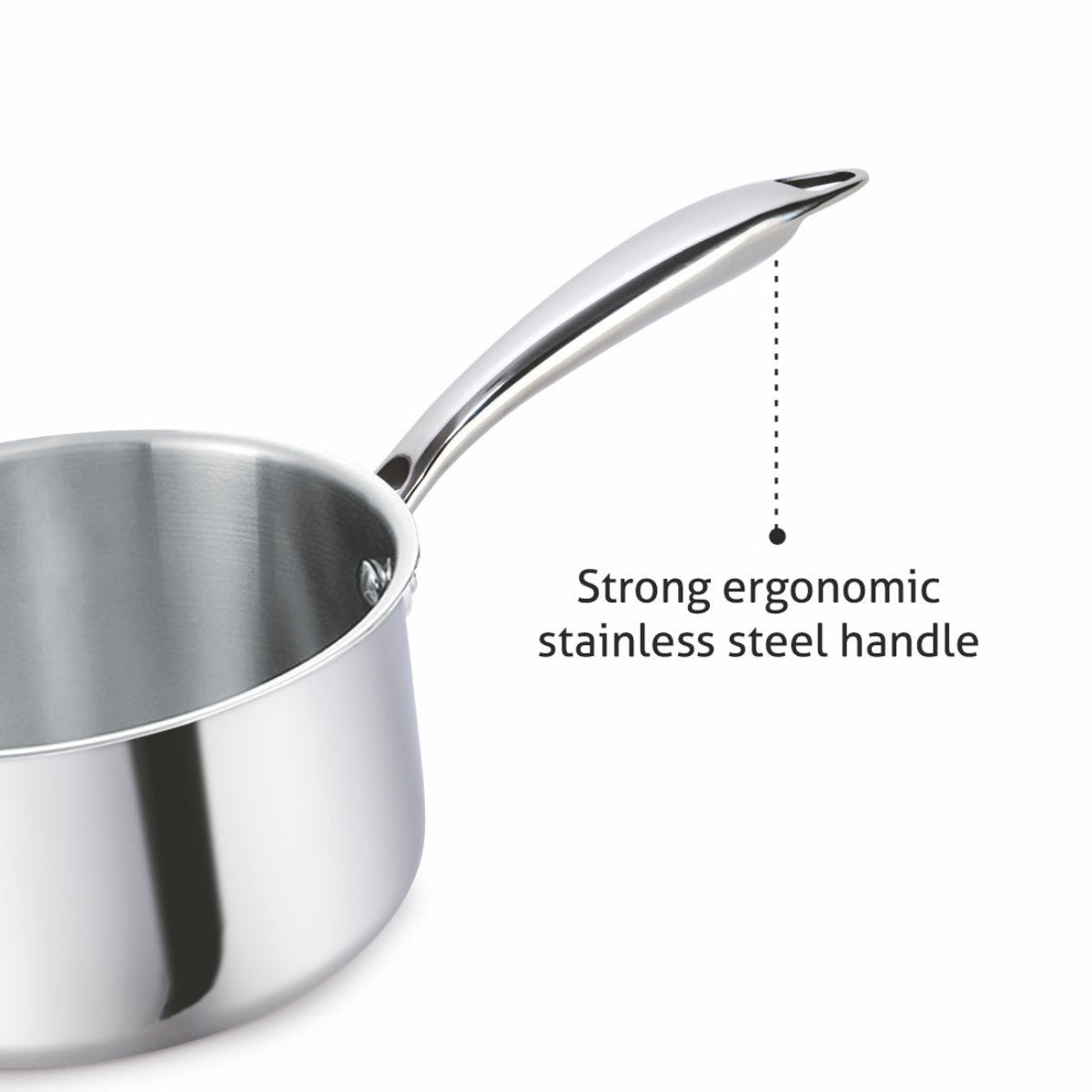 Alda Vitale Tri-Ply Stainless Steel Tea Pan