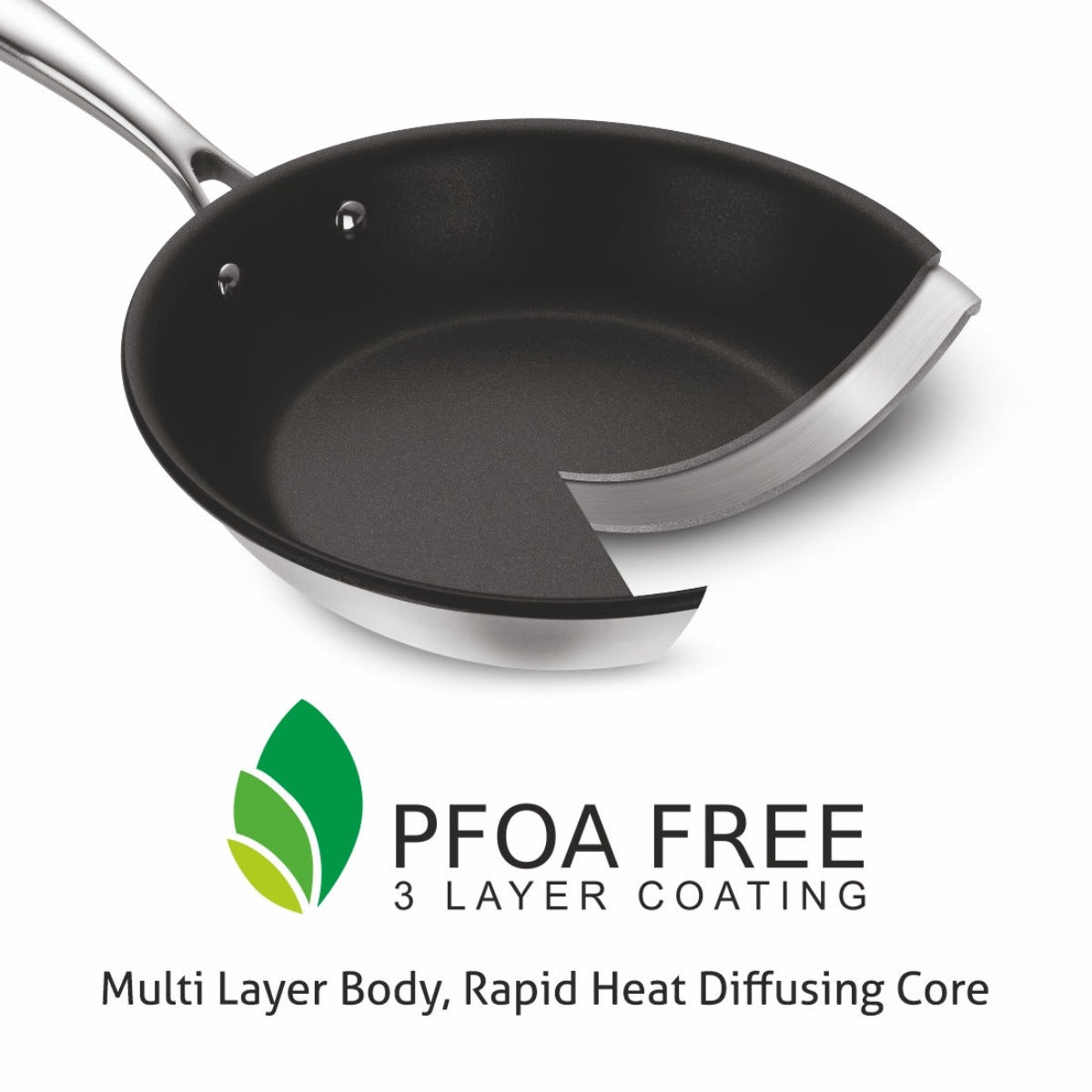 Alda Nero Professional Non Stick Fry Pan