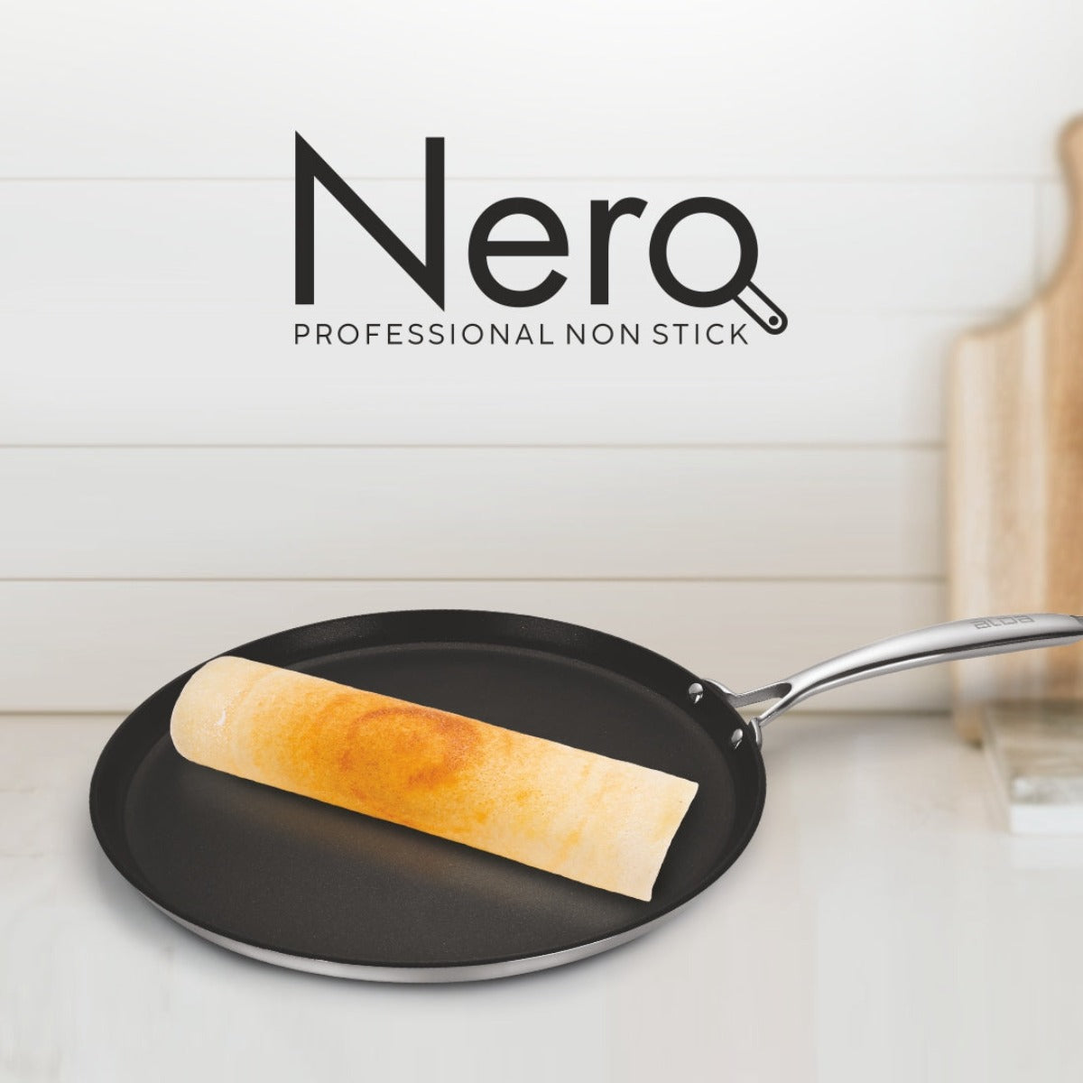 Alda Nero Professional Non Stick Crepe Pan