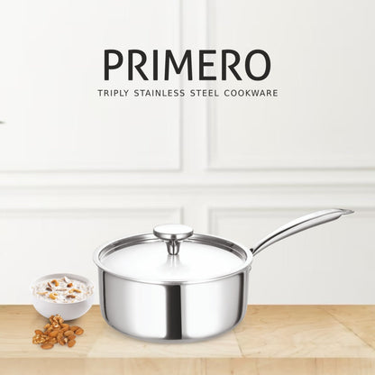 Alda Triply Primero Stainless Saucepan With Lid