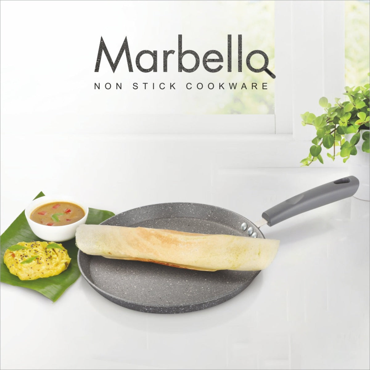 Alda Non Stick Marbello Crepe Pan