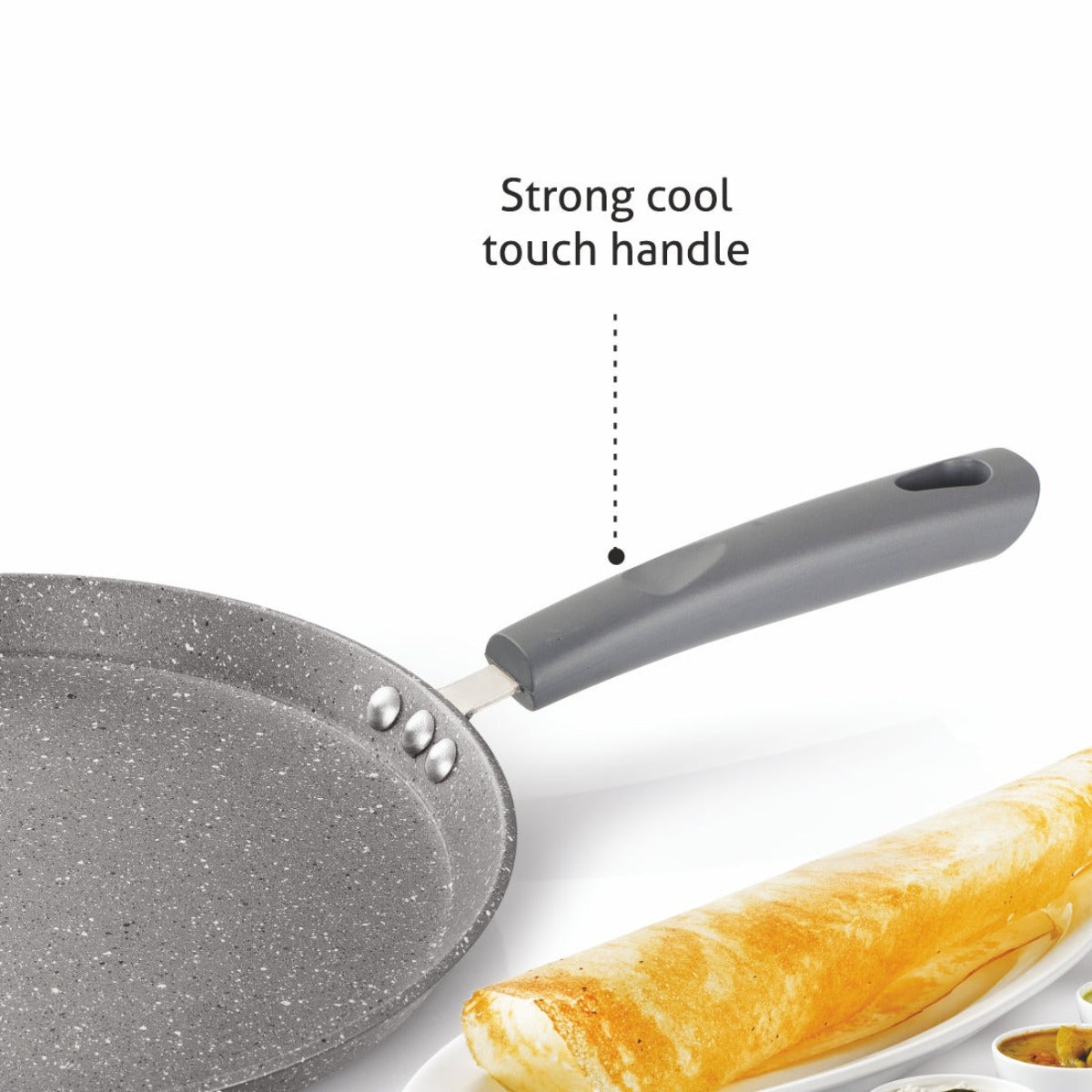 Alda Non Stick Marbello Crepe Pan