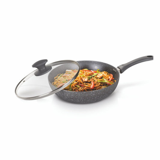 Alda Marbello Non Stick Saute Wok/Pan With Lid