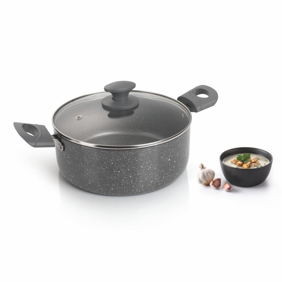 Alda Marbello Non Stick Casserole With Lid