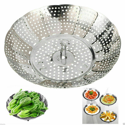 VITA SAVER Mazda SS Folding Steamer Steam Vegetable Basket