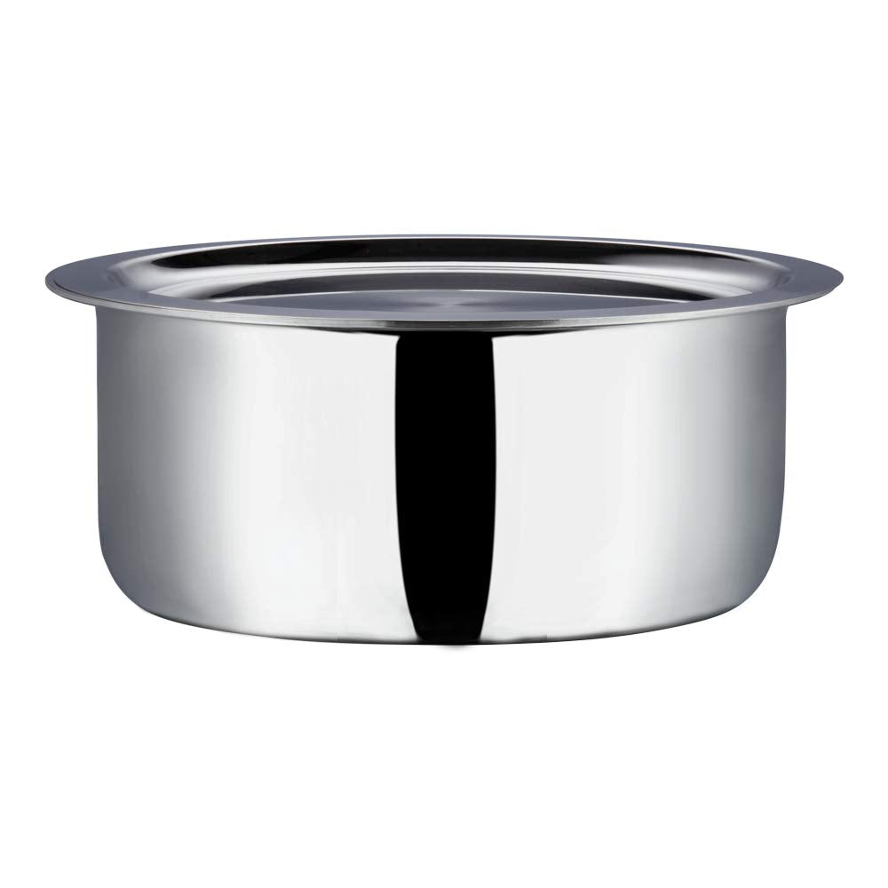 Vinod Platinum Triply Stainless Steel Tope Patila 5.2 Ltr 24 cm With Lid PTO24