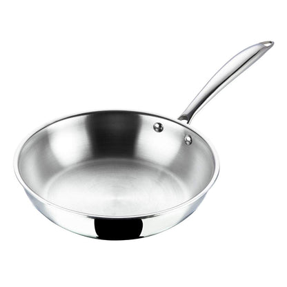 Vinod Platinum Triply Stainless Steel Fry pan 20 cm Induction Friendly PTF20