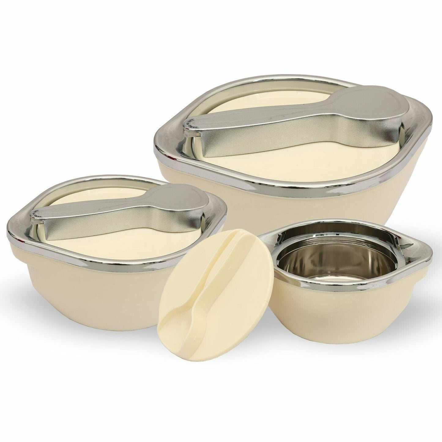 Jaypee Cruise Set of 3 Casserole Hot Pot Set 2000+1500+1000 ml Jr. Gift Pitch