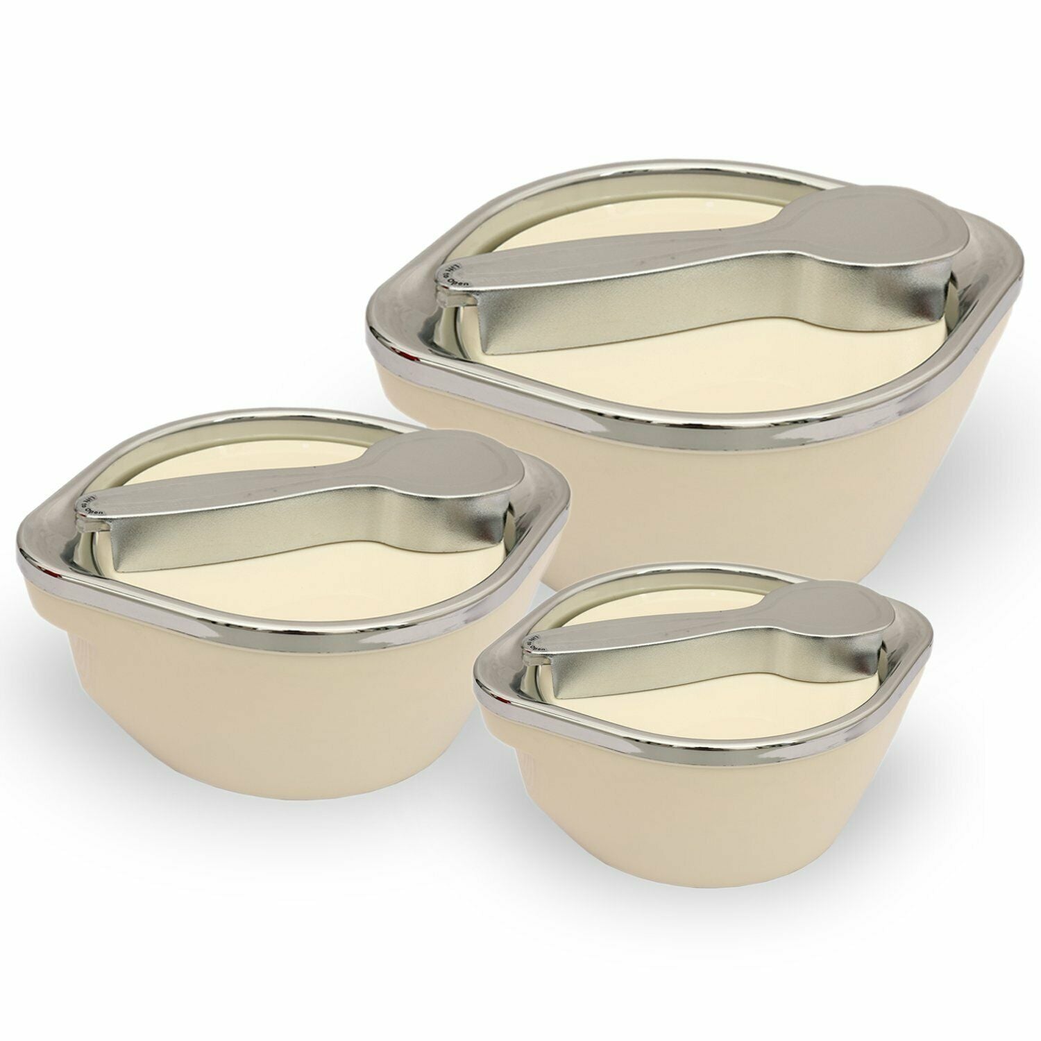 Jaypee Cruise Set of 3 Casserole Hot Pot Set 2000+1500+1000 ml Jr. Gift Pitch