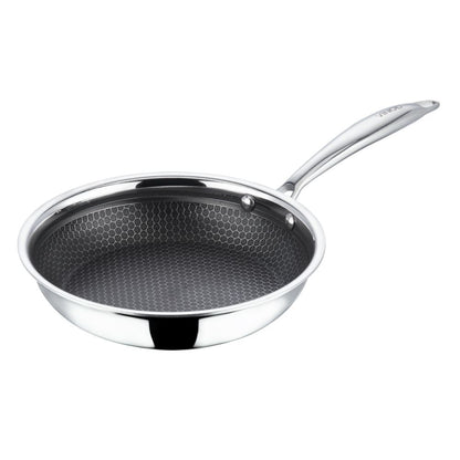 Vinod Platinum X Stainless Steel Nonstick Fry pan 24 cm Induction Friendly PXF24