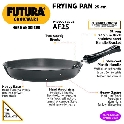 Futura Hard Anodised Frying Pan by Hawkins AF24