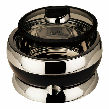 Jaypee Amaze Black Set of 3 Casserole Hot Pot Set 1000+1500+2000 ml Jr Gift Set