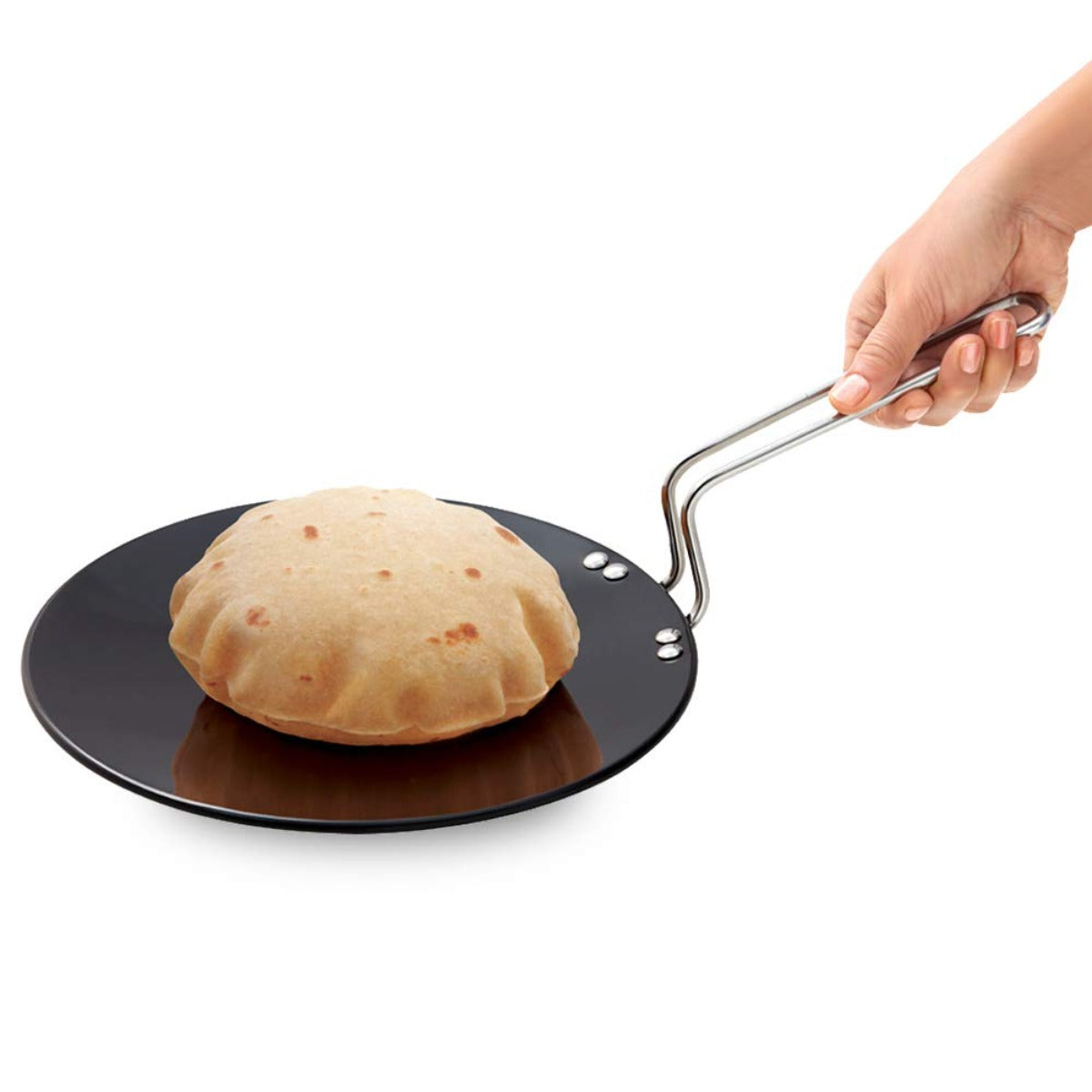 Futura Hard Anodised Roti Tava 26cm 4.88 mm Induction Base By Hawkins IART26