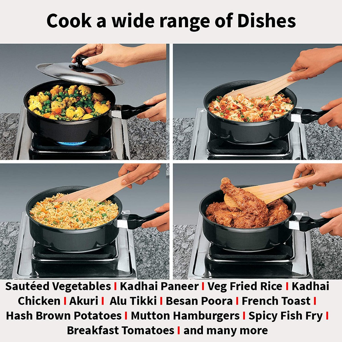 Futura Nonstick Sauté Pan/Curry Pan By Hawkins